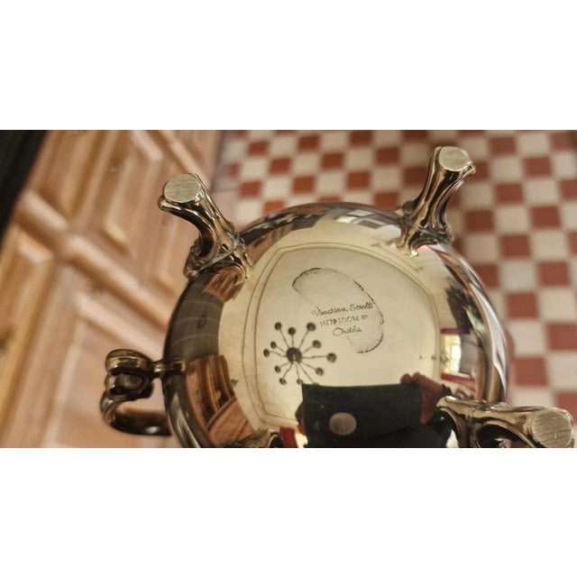 Heirloom Coffee and Tea Service with Venetian Scroll from Oneida, Set of 5 For Sale - Image 4 of 15