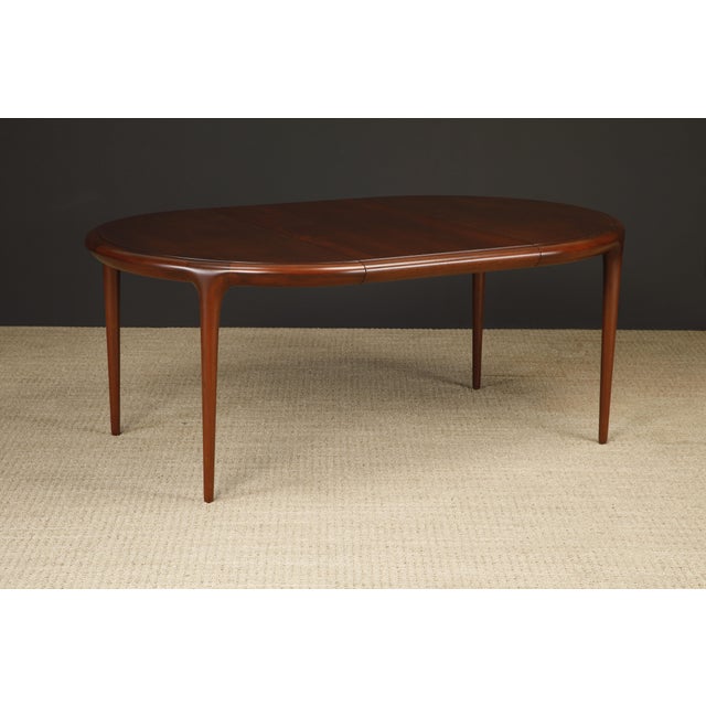 VK201 Rosewood Dining Table by Vladimir Kagan for Kagan-Dreyfuss, 1958, Signed For Sale - Image 12 of 12