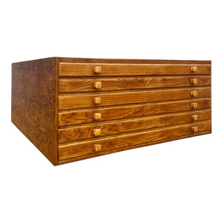 Mid Century Modern Architectural File Drawers For Sale