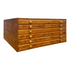 Mid Century Modern Architectural File Drawers
