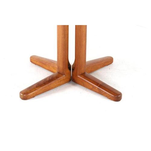 Danish Round Extendable Sindal Dining Table For Sale - Image 3 of 16