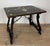 Baroque Spanish Baroque Style Side Table with Floral Marquetry Top and Ebonized Base, 1930 For Sale - Image 3 of 15
