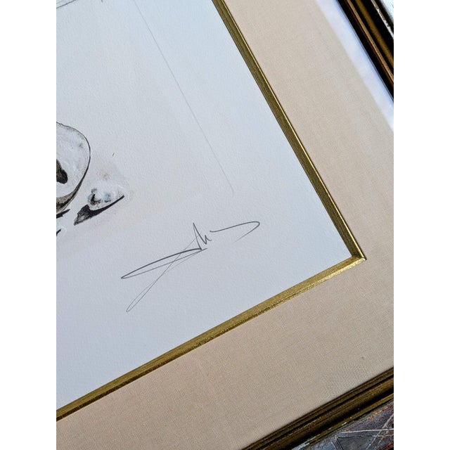 Salvador Dali, The Archangel Raphael, Hand-Signed Aquatint and Relief on Paper, 1980s For Sale - Image 13 of 18