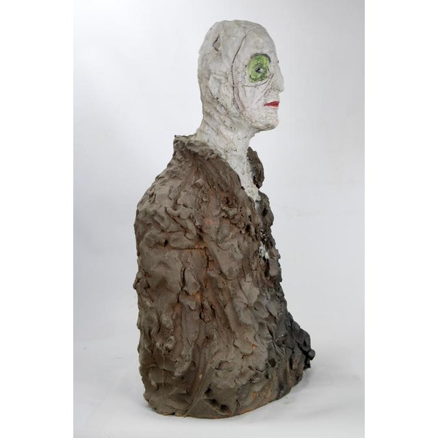 Figurative Ceramic Bust Sculpture by Óscar Aldonza Torres, 2021 For Sale - Image 14 of 18