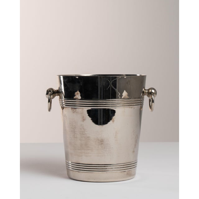 Mid 20th Century France Silver Ice Bucket For Sale - Image 4 of 15