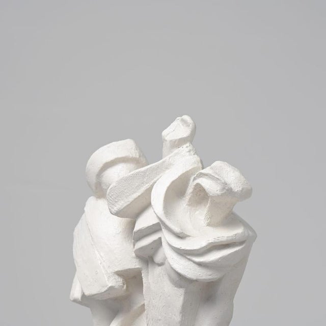 Jan Keustermans, Abstract Sculpture, 1990s, Plaster For Sale - Image 6 of 14