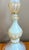 Vintage Murano Opalescent Glass and Lucite Table Lamp For Sale - Image 9 of 12