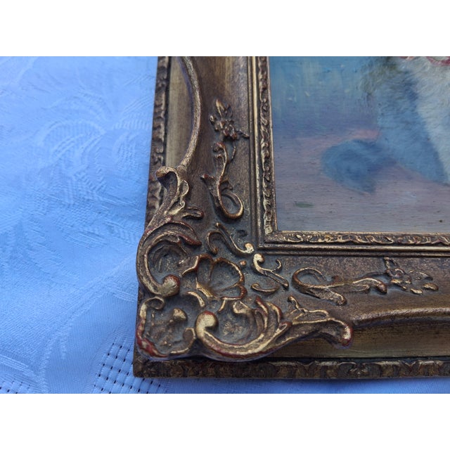 Sophie Sperlich, Victorian Cat, 1800s, Oil and Wood, Framed For Sale - Image 18 of 18