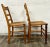 Late 20th Century Vintage Colonial Style Ladderback Cane Seat Dining Chairs - Pair For Sale - Image 5 of 6