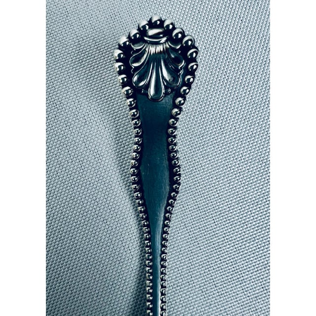 Dominick & Haff Sterling Silver Condiment/Mustard Ladle For Sale - Image 9 of 9