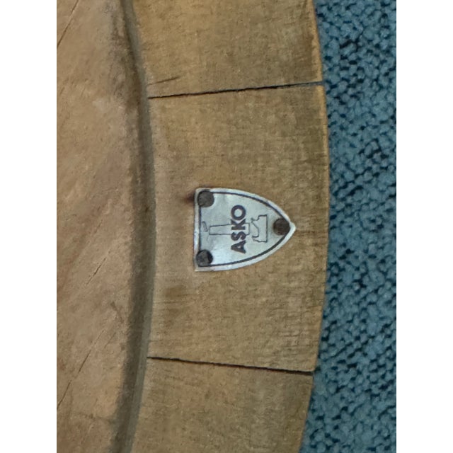 Very modern birch chair by Asko . Made in Finland circa late 1970’s. Some wear and patina on surface by age and use. Has...