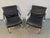 Mid 20th Century Mid 20th Century Leather and Chrome Armchairs Attributed to Rudolf Glatzel for Walter Knoll For Sale - Image 5 of 18