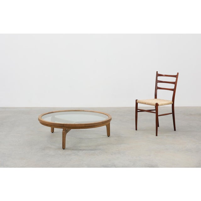 Mid-Century Modern Modern Table in Ceder Wood and Glass, Italy, Late 20th Century For Sale - Image 3 of 13