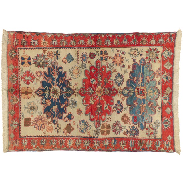Vintage Turkish Rug, 04'11 X 06'10 For Sale - Image 10 of 10