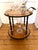Italian Sorrento Drop Leaf Rosewood Serving Trolley with Inlaid Brass Decor, 1950s For Sale - Image 6 of 6