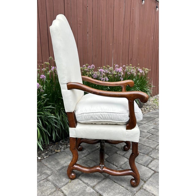 French Louis XIV Mutton Bone Armchair, Early 18th Century For Sale - Image 3 of 11