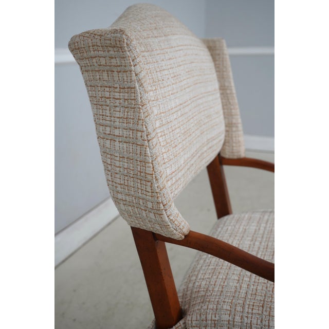 French Country Woven Seat Arm Chair For Sale - Image 10 of 17