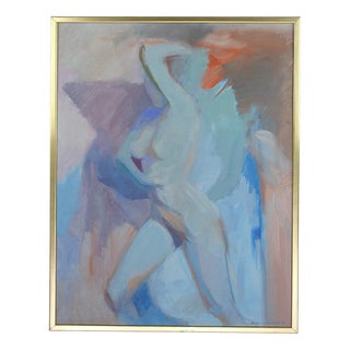 Anna Lewenhaupt, Frozen Movement, 1988, Oil on Canvas, Framed For Sale