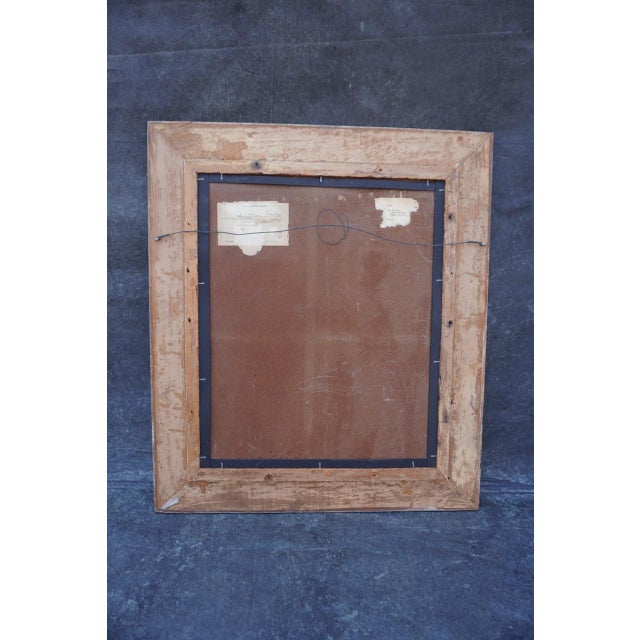 1940s Mina Pulsifer - Anne in a Blue Dress, Oil on Masonite c.1948 For Sale - Image 5 of 8