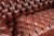Textile Late 20th Century Tufted Leather Chesterfield Sofa in Burgundy For Sale - Image 7 of 15