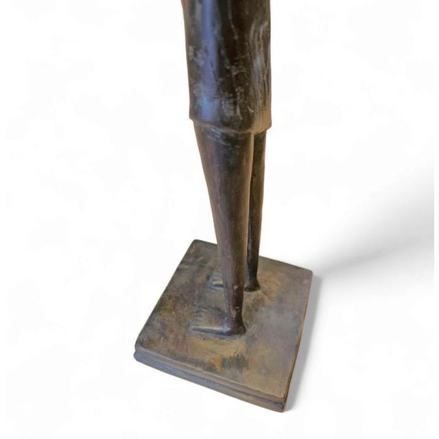 African Bronze Figure, 1970s For Sale - Image 13 of 18