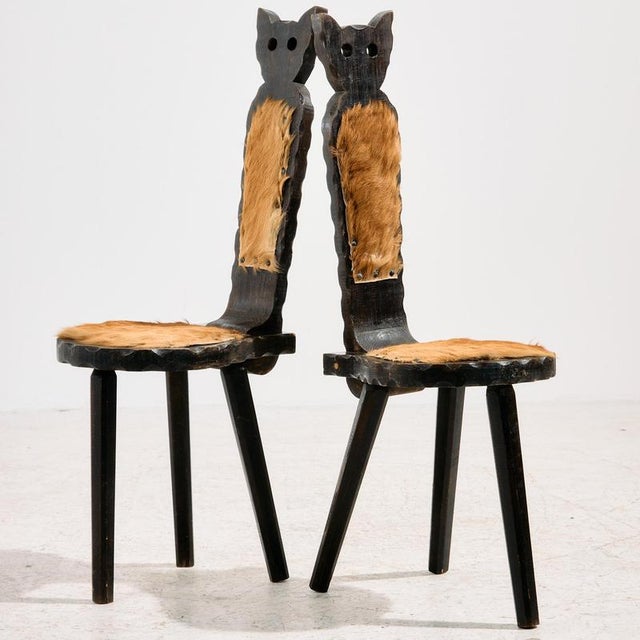 Vintage Hand-Crafted Side Chair, 1970s For Sale - Image 17 of 17