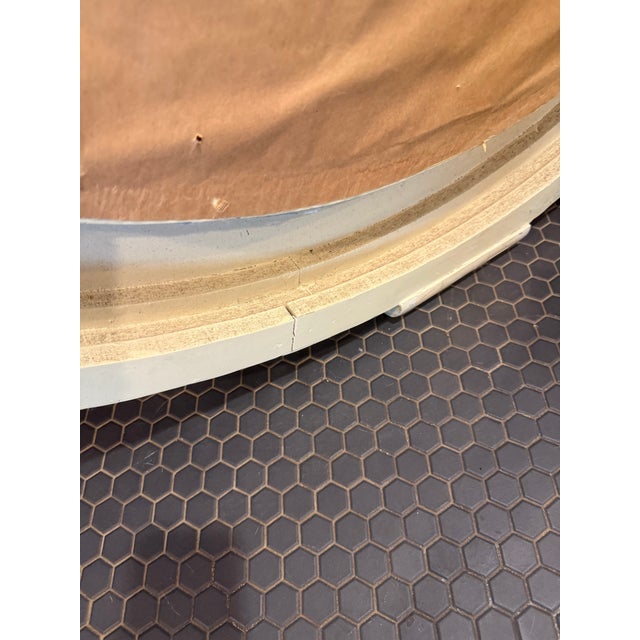 Postmodern 1970s Tessellated Bone Mirror After Karl Springer For Sale - Image 3 of 12