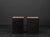 Brutalist Patinated Wood Cube Coffee Tables, 1960s, Set of 2 For Sale - Image 11 of 18