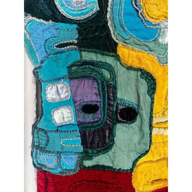 1960s Cobra Abstract Textile Wall Art, 1960s For Sale - Image 5 of 13