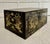 Early 20th Century Early 20th Century Chinoiserie Asian Black Lacquer and Gold Trunk Chest For Sale - Image 5 of 12