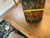 Metal Vintage Hand-Painted Floral Tôleware Oval Wastebasket / Floor Planter For Sale - Image 7 of 7