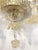 2020s Contemporary Floral Transparent-Gold "Ca' Rezzonico" Murano Glass Wall Sconce For Sale - Image 5 of 10