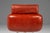 Red Rare Set of Two (2) Swivel Lounge Chairs in Leather by Frank Doerner for Doerner Faultless Limited Release for John Stuart, Usa, C. 1970s For Sale - Image 8 of 18
