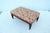 Traditional Hickory Chair Button Tufted Cocktail Ottoman Bench on Brass Casters For Sale - Image 9 of 18