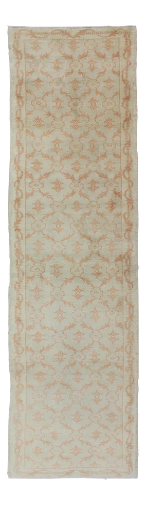 Vintage Turkish Oushak Runner - 2'10 X 11'3