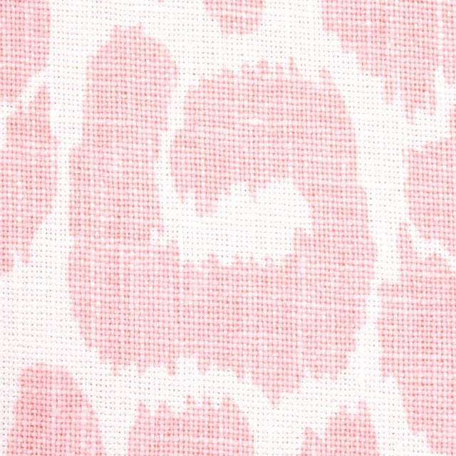 Schumacher Sample - Schumacher Iconic Leopard Fabric in Pink For Sale - Image 4 of 6