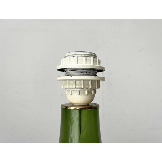Mid-Century Danish Glass Table Lamp from Holmegaard, 1960s For Sale - Image 11 of 18