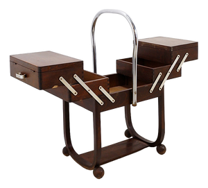 Art Deco Sewing Box from Trock, 1930s