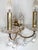 24k Gold-Plated Brass and Lead Crystal Wall Lamp from Schröder, 1970s For Sale - Image 6 of 9