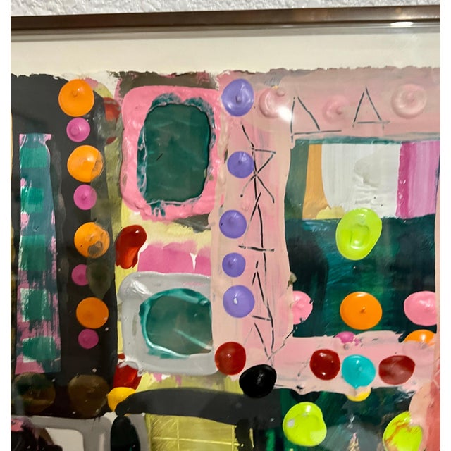 Lynne Golob Gelfman, Abstract Expressionist 1980s Painting Miami Woman Modernist Lynne Golob Gelfman, c.1983 For Sale - Image 13 of 18