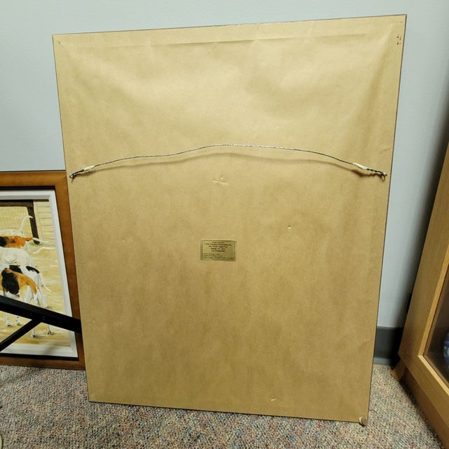 2010s Framed Original Horse Painting by Pamela Baldwin For Sale - Image 5 of 5