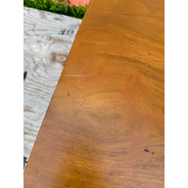 Mid 20th Century Mid 20th Century Vintage Mid Century Modern Solid Wood Rudder Table Manner of Nakashima For Sale - Image 5 of 8