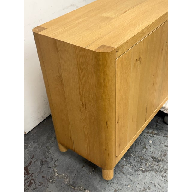 Classic Concepts Orlando Oak Wood Credenza For Sale - Image 9 of 12