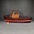 Industrial Hand Made Motorized Wooden Ship Model c.1940-1950 For Sale - Image 3 of 8
