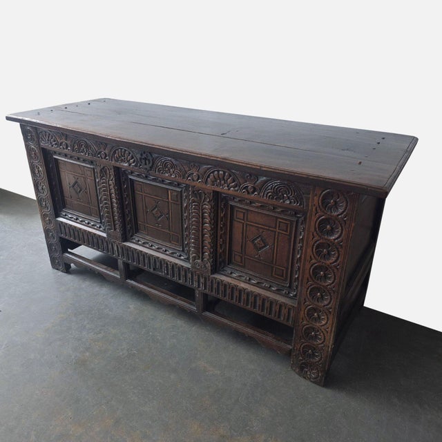 Traditional Antique 16th Century Mule Chest For Sale - Image 3 of 6