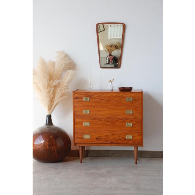 Vintage Danish Teak Chest of Drawers, 1970s For Sale - Image 6 of 12