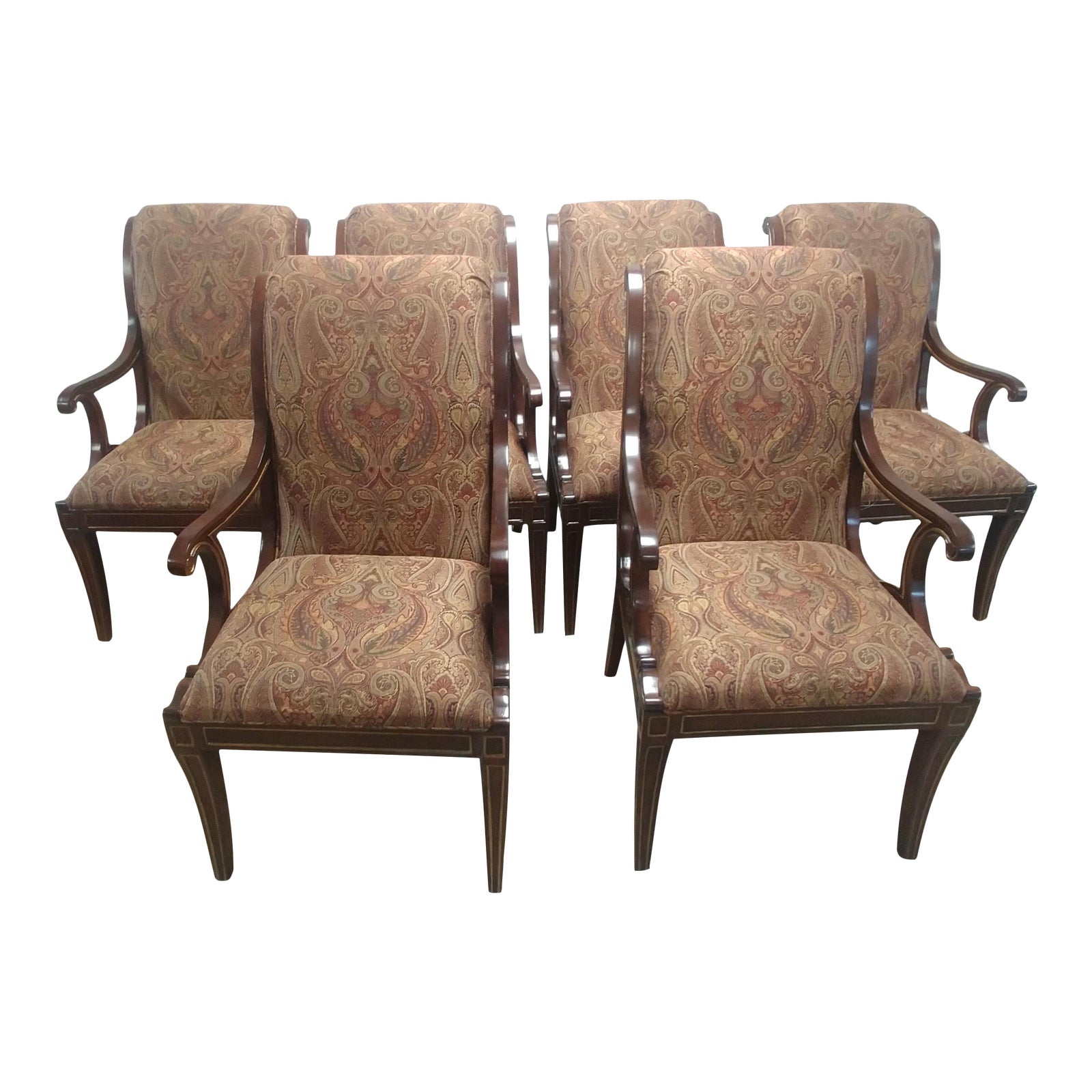 Henredon Furniture Osterley Manor Formal Dining Chair Set of 6 Chairish