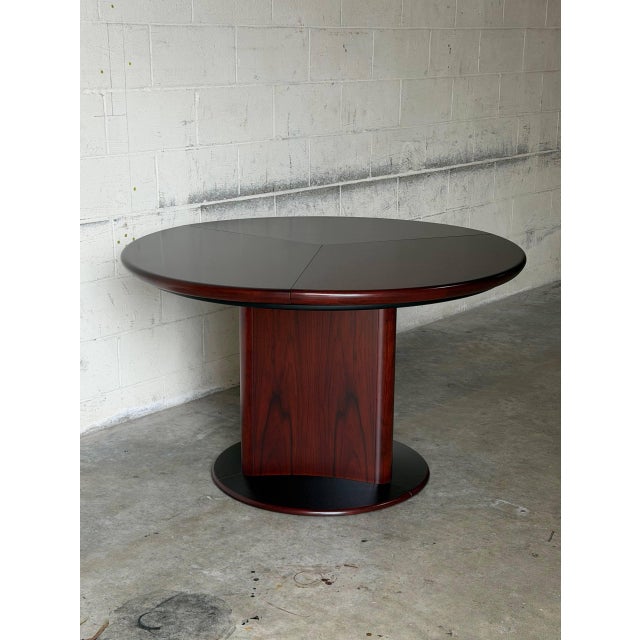Mid-Century Modern Skovby Rosewood Sm33 Extendable Dining Table Danish Mid-Century Modern 1980s For Sale - Image 3 of 12