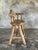 Small Vintage Bench with Backrest and Armrest in Light Asian Teak, 1990s For Sale - Image 10 of 10