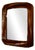 Anthropomorphic Mirror in Fruitwood, 1930 For Sale